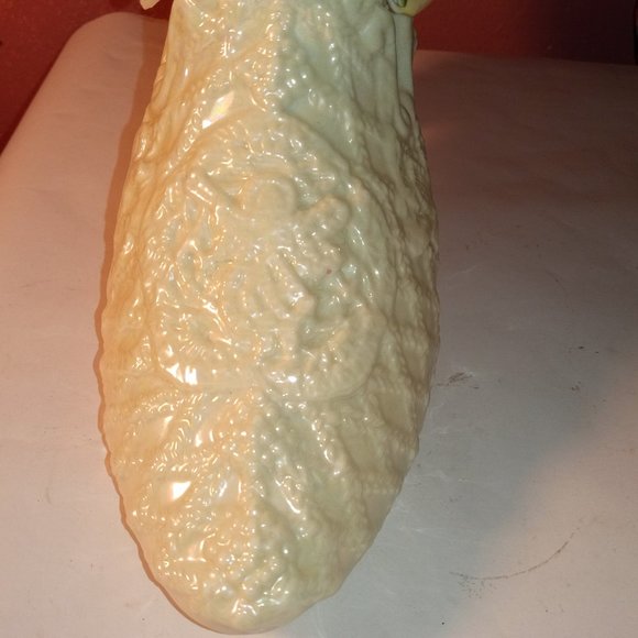 Fancy Ladies WHITE 8" Dress Shoe - Dresser Decor with PURPLE & PINK FLOWERS - Picture 6 of 11